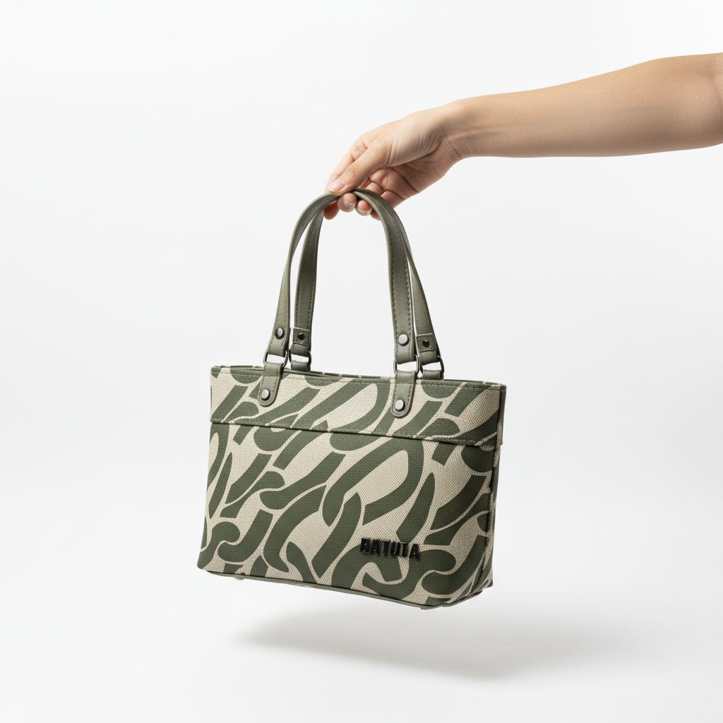 BATUTA HUB Small Hand Bag for Women, PU Leather, Stylish and Lightweight, Top Hand Held Bag