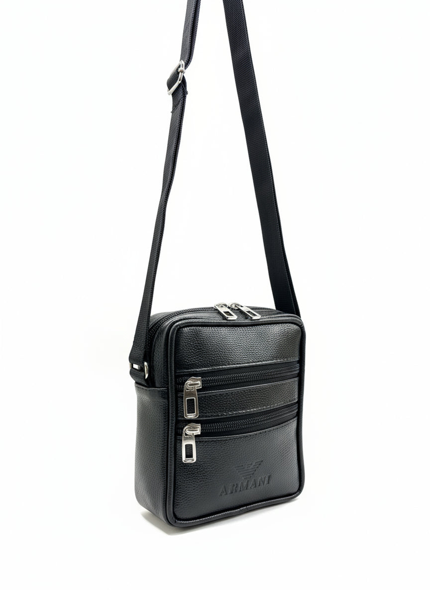 Men's and Women's Sling Bag | Crossbody Shoulder Bag for Travel & Office | Vegan Leather Bag with Adjustable Strap