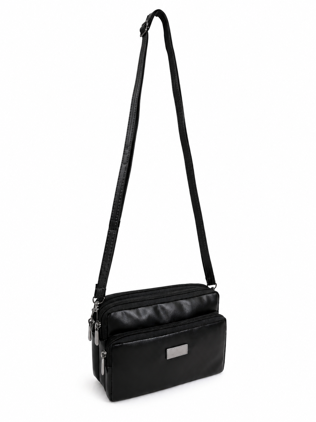 Women's Premium Crossbody Sling Bag | Triple Zip | Spacious Everyday Shoulder Bag