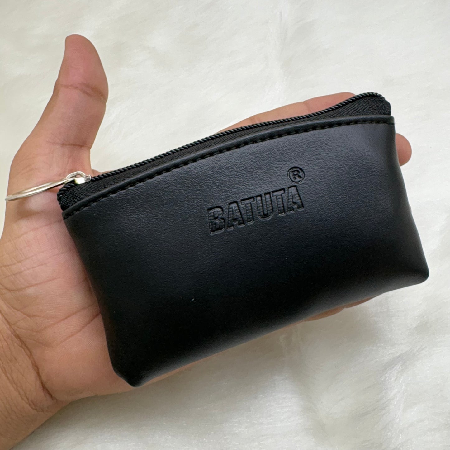 BATUTA Cute Small Mini Wallet Holder Zip Coin Purse