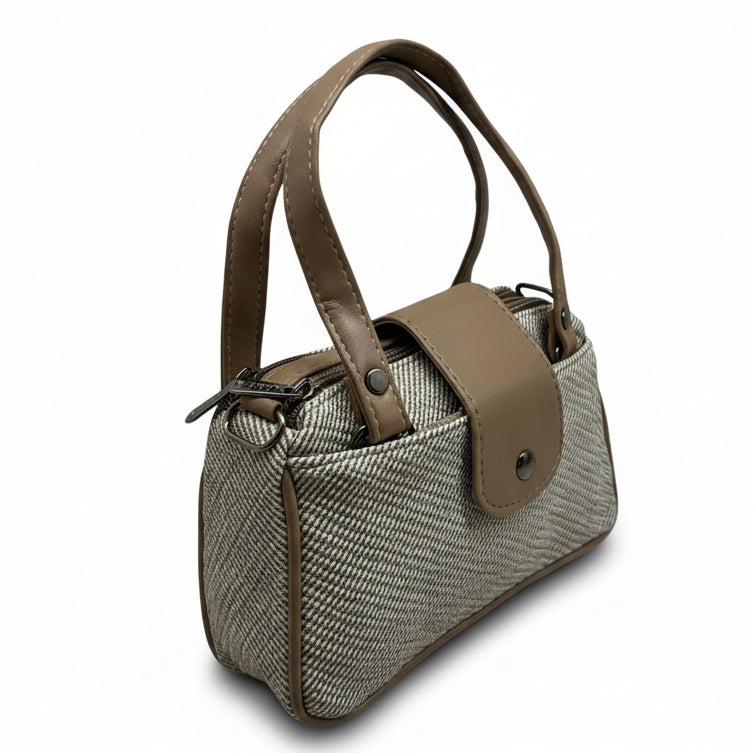 Women Mini Handbag with Sling Strap | Small Stylish Hand Carry Bag | Multi Compartment