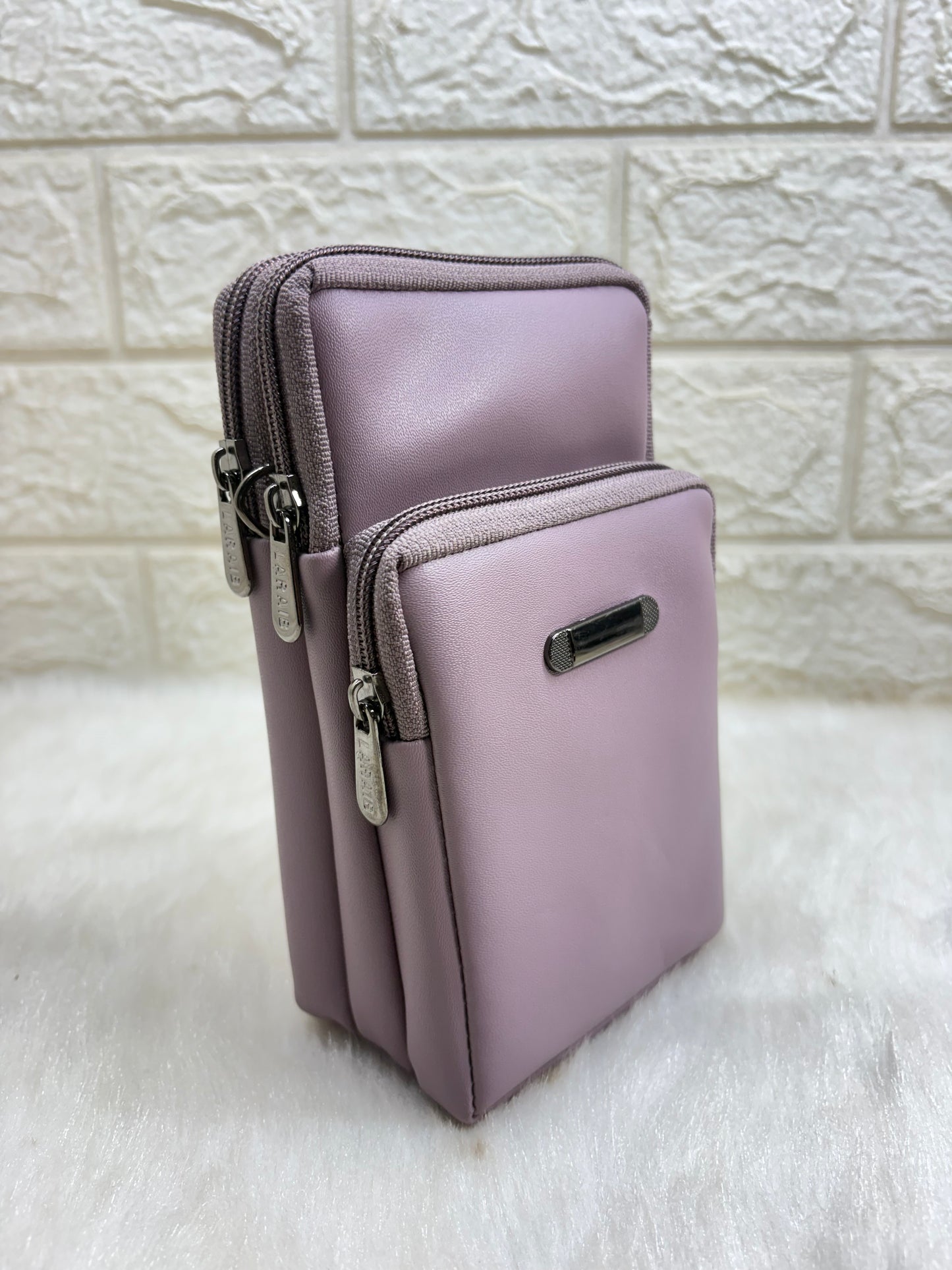 BATUTA HUB Women’s Mobile Sling Bag | Multi Pocket Crossbody Bag | 3 Zip Compartments | Adjustable Shoulder Strap Compact Travel Organizer Purse for Daily Use