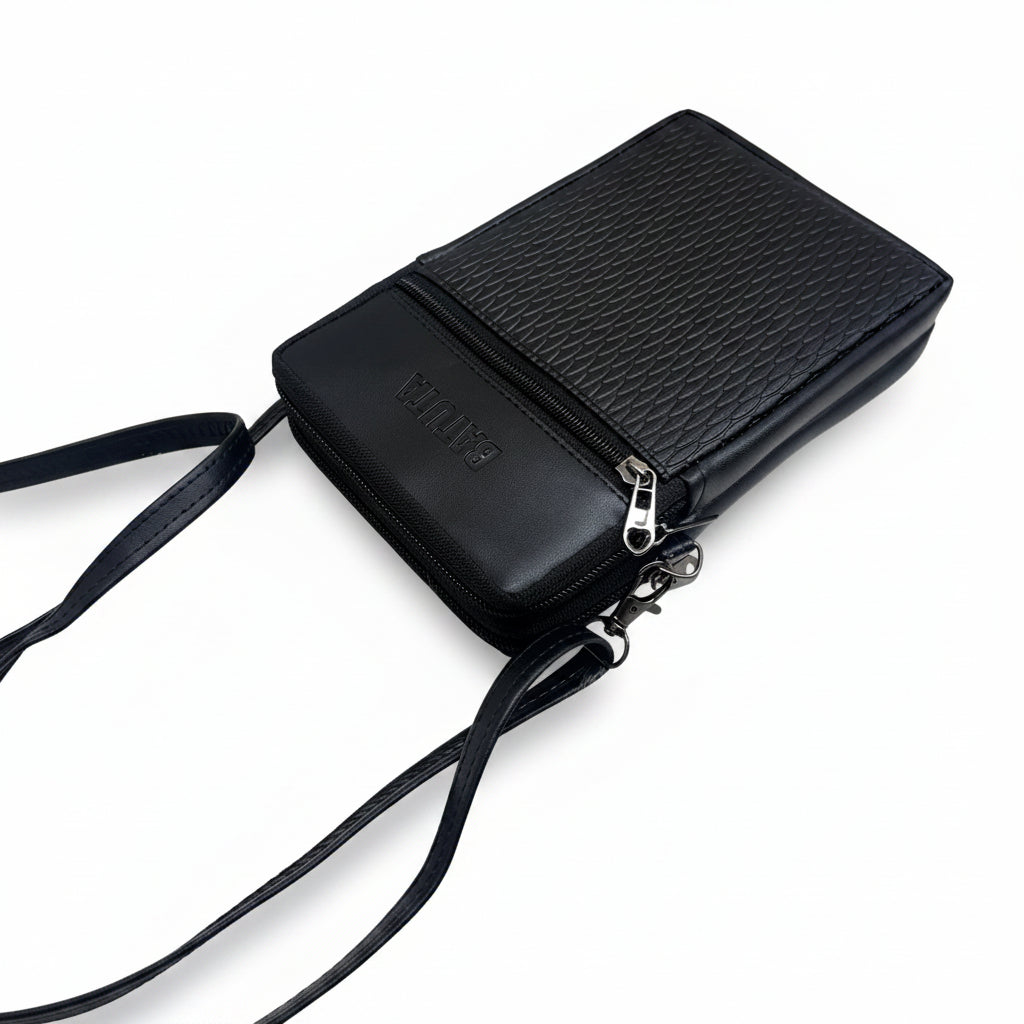 BATUTA HUB Women Crossbody Sling Bag | Premium PU Leather Small Size Bag for Girls & Ladies | Adjustable Strap | Multiple Zipper Pockets | Lightweight Daily Use Purse