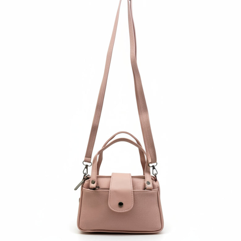 Women Mini Handbag with Sling Strap | Small Stylish Hand Carry Bag | Multi Compartment