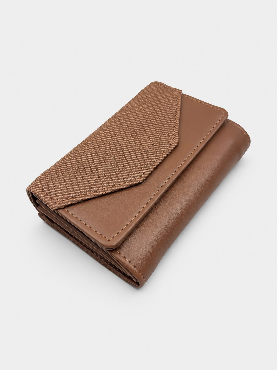 BATUTA Women Bi-Fold PU Leather Wallet | Card Holder | Coin Pocket | Compact Ladies Wallet | Olive Grey