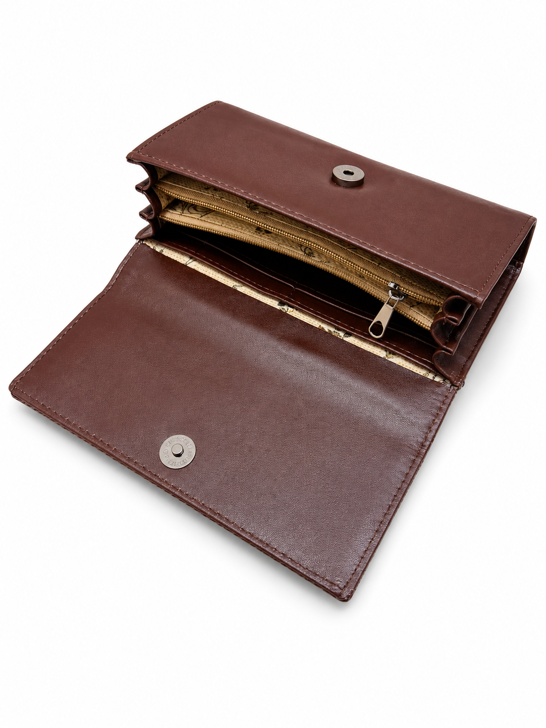 BATUTA HUB Women’s Premium Textured Leatherette Clutch Wallet | Long Ladies Purse with Multiple Card Slots, Zip Pocket & Magnetic Closure | Stylish Wallet for Women