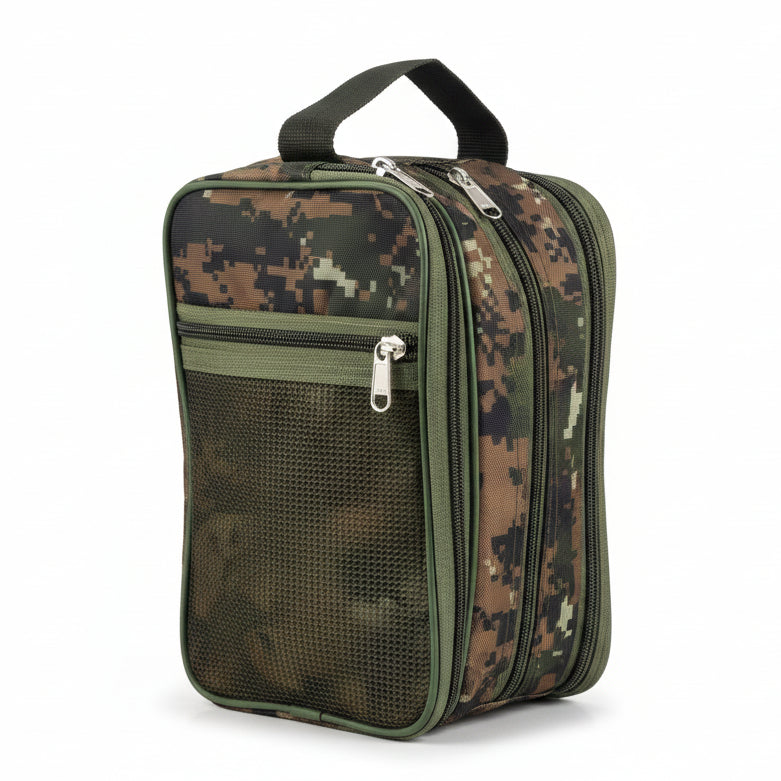 BATUTA HUB Army Design Shaving Kit Bag for Men | Waterproof Travel Toiletry Organizer