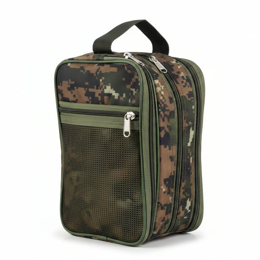 BATUTA HUB Army Design Shaving Kit Bag for Men | Waterproof Travel Toiletry Organizer