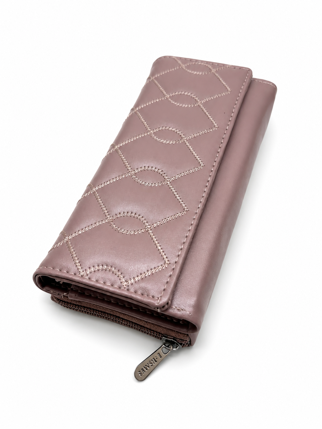 BATUTA Women’s Long Wallet | PU Leather Clutch Wallet for Women | 2 Zip | Multiple Card Slots | Cash & Mobile Holder