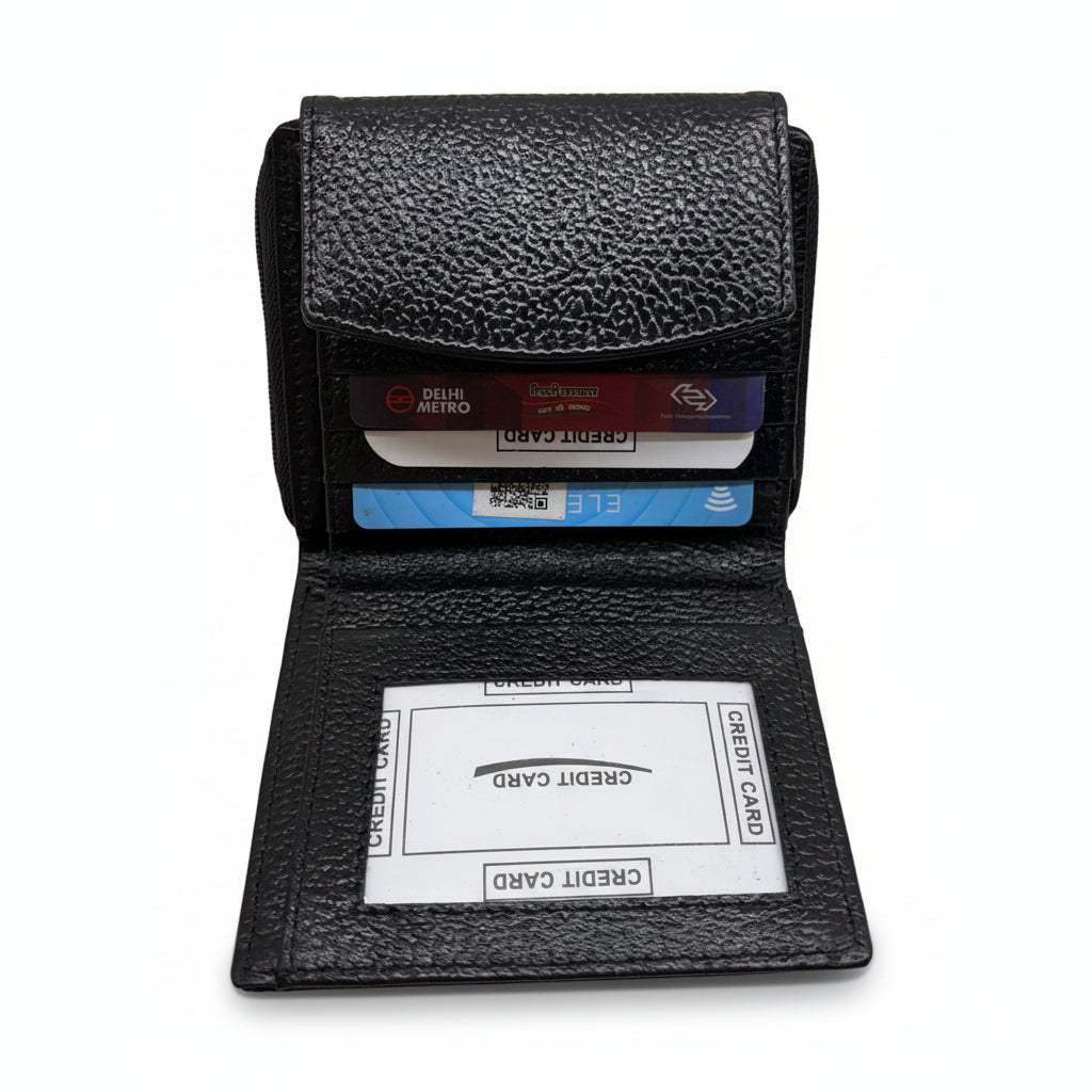 BATUTA Genuine Leather Ladies Wallet for Woman with 8 Card Slots - Clutch Purse for Girl, Wallet for  Ladies Stylish, Ladies Purse for Women Wallet,