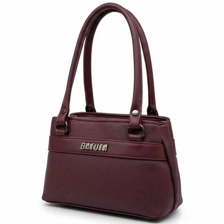 BATUTA HUB Small Hand Bag for Women, PU Leather, Stylish and Lightweight, Top Hand Held Bag
