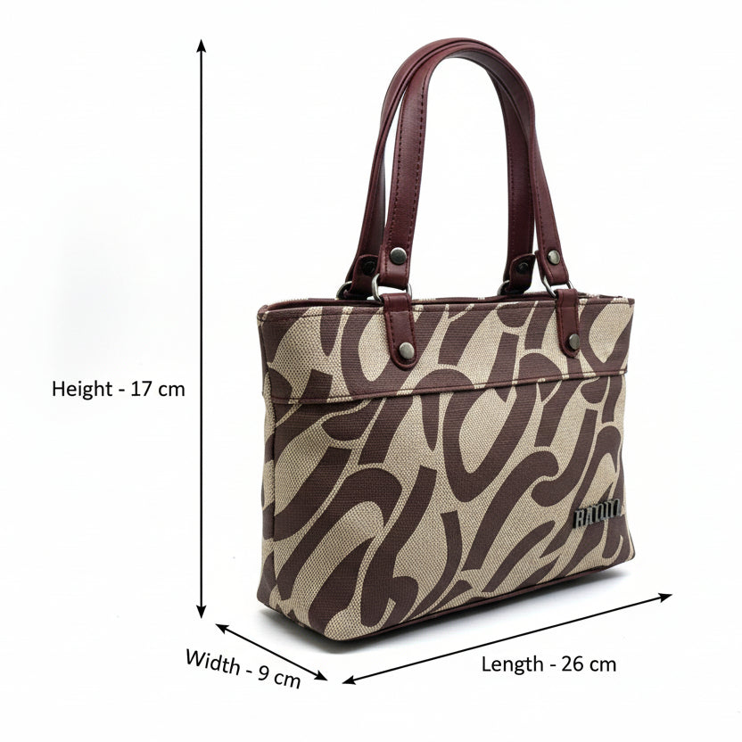 BATUTA HUB Small Hand Bag for Women, PU Leather, Stylish and Lightweight, Top Hand Held Bag