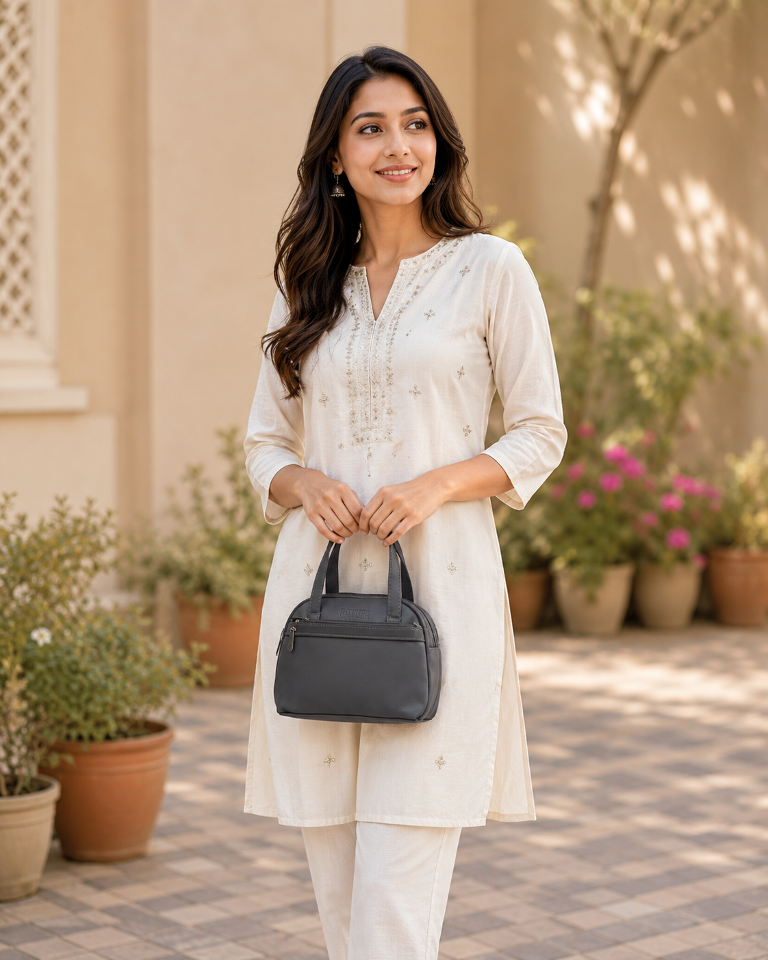 BATUTA HUB  Small Hand Bag for Women, PU Leather, Stylish and Lightweight, Top Hand Held Bag