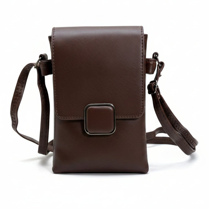 Women’s Premium Sling Crossbody Bag with 2 Pockets & 2 Compartments