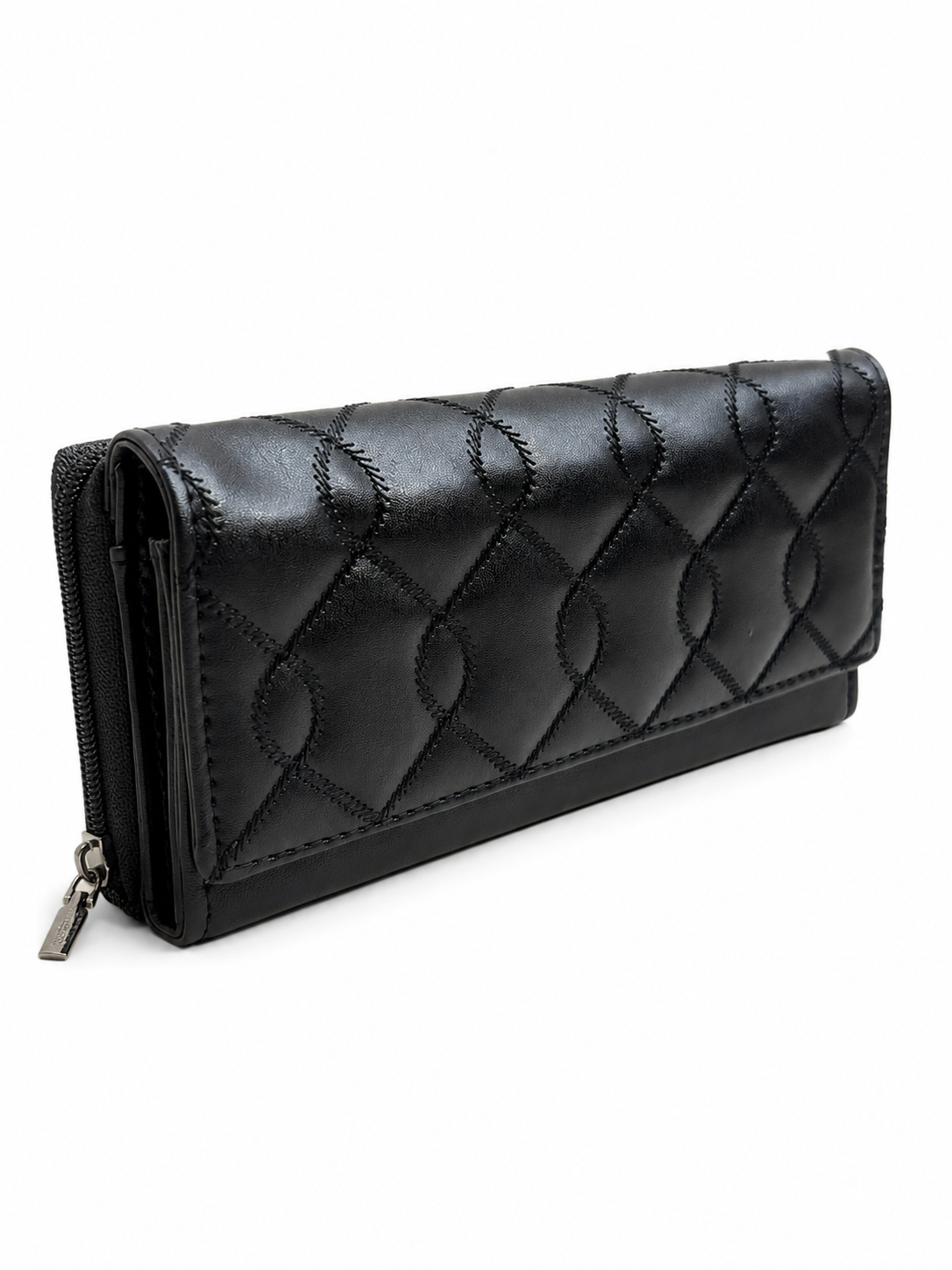 BATUTA Women’s Long Wallet | PU Leather Clutch Wallet for Women | 2 Zip | Multiple Card Slots | Cash & Mobile Holder