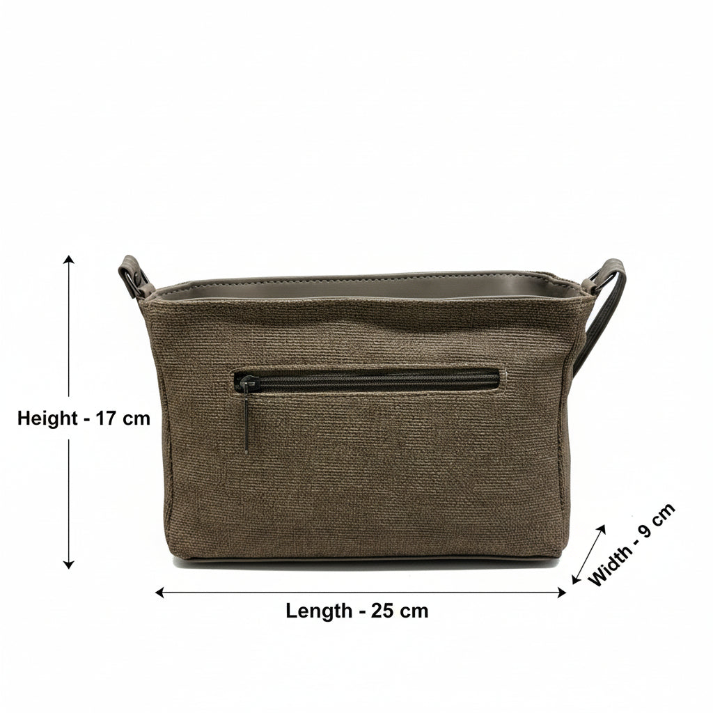 BATUTA HUB Women Crossbody Sling Bag | Premium PU Leather Small Side Bag for Girls & Ladies | Adjustable Strap | Multiple Zipper Pockets | Lightweight Daily Use Purse