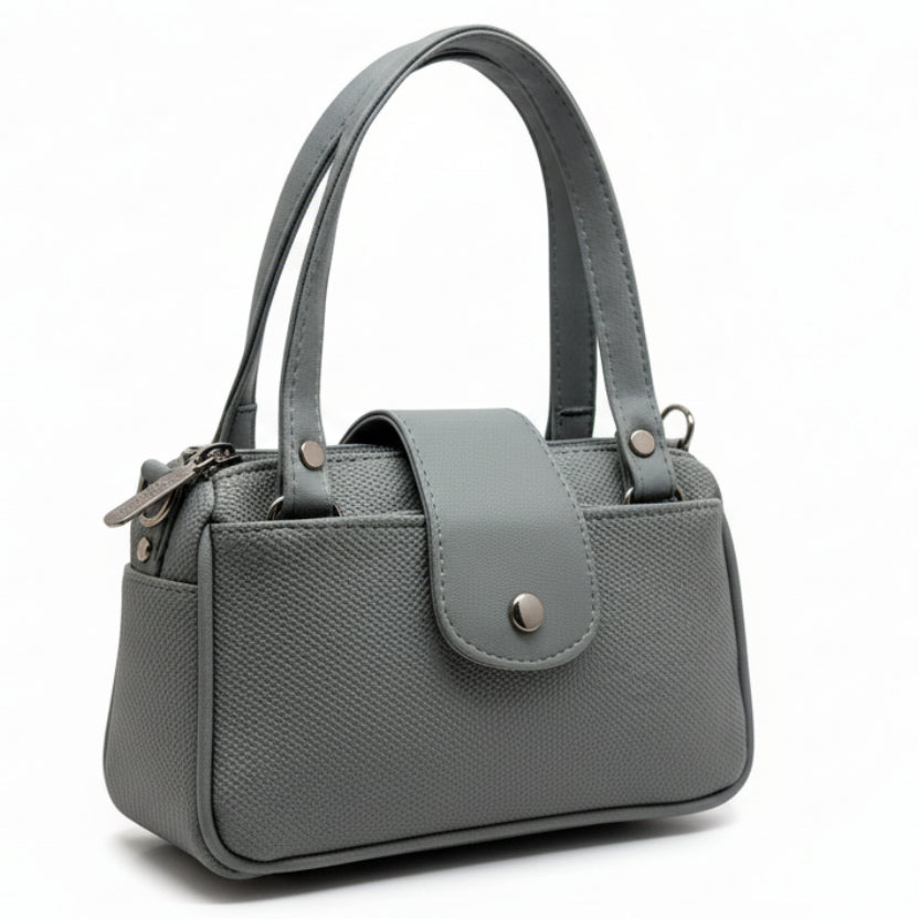 Women Mini Handbag with Sling Strap | Small Stylish Hand Carry Bag | Multi Compartment