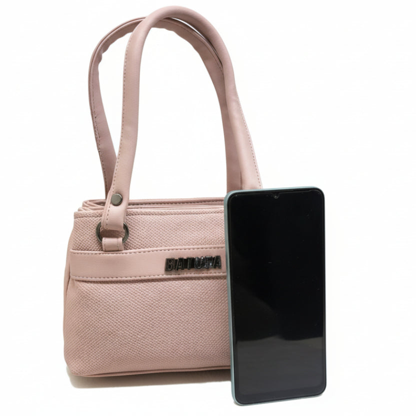 BATUTA HUB Small Hand Bag for Women, PU Leather, Stylish and Lightweight, Top Hand Held Bag