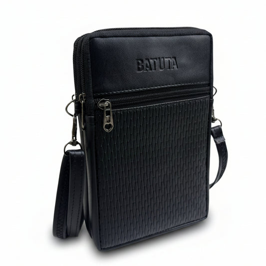 BATUTA HUB Women Crossbody Sling Bag | Premium PU Leather Small Size Bag for Girls & Ladies | Adjustable Strap | Multiple Zipper Pockets | Lightweight Daily Use Purse