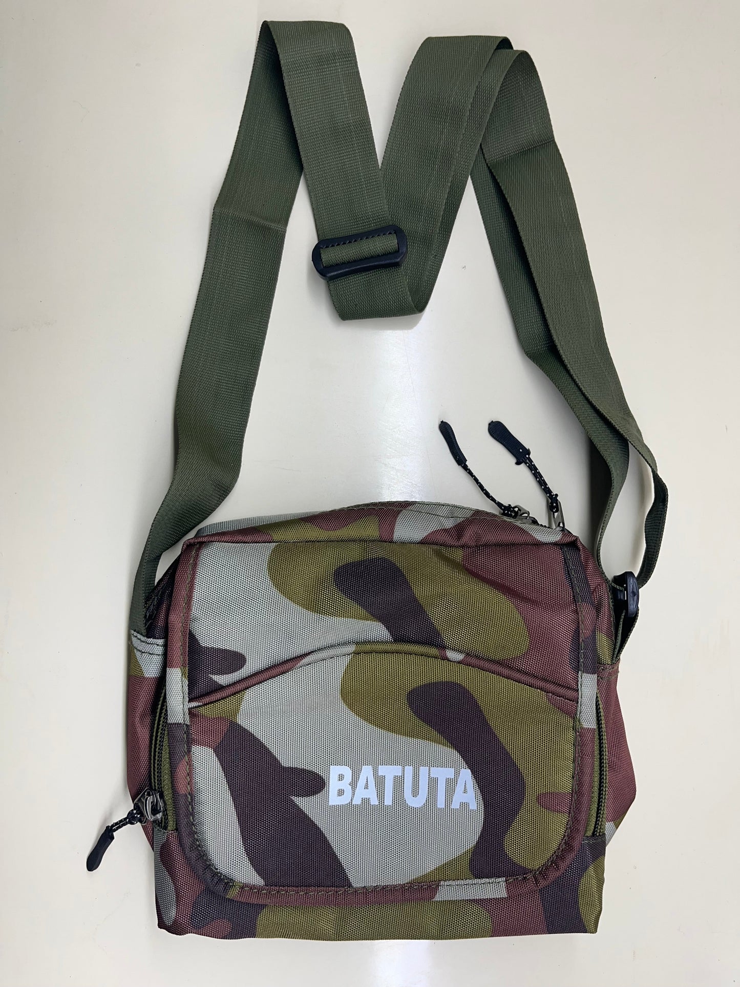 BATUTA - Army Print Waterproof Travel Sling Bag for Men - Durable Polyester Material