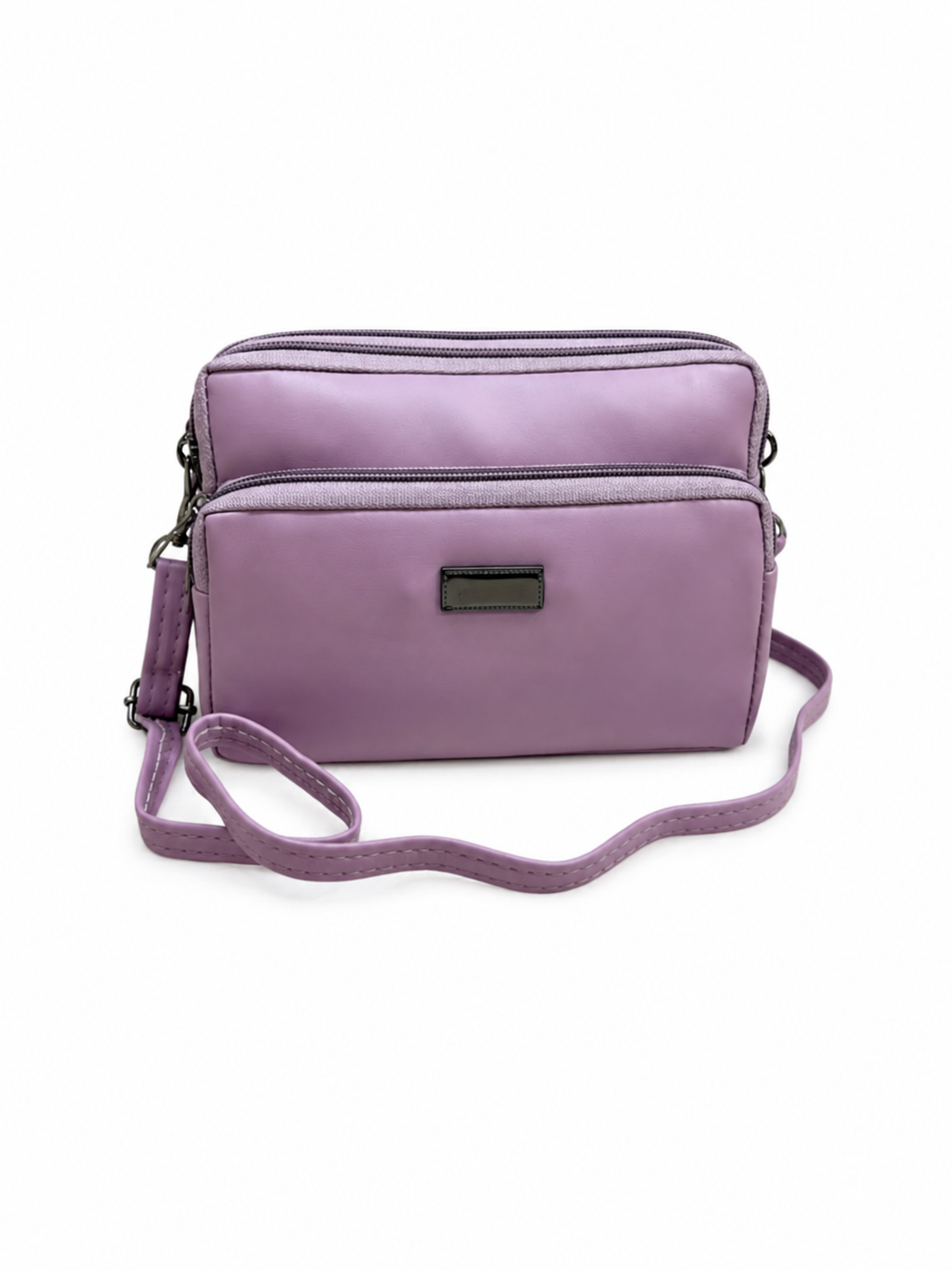 Women's Premium Crossbody Sling Bag | Triple Zip | Spacious Everyday Shoulder Bag
