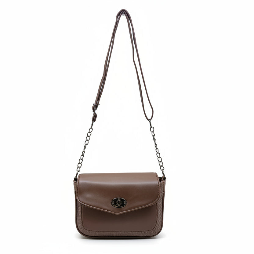 BATUTA HUB Women Crossbody Sling Bag | Premium PU Leather Side Bag for Girls & Ladies | Adjustable Strap | Multiple Zipper Pockets | Lightweight Daily Use Purse