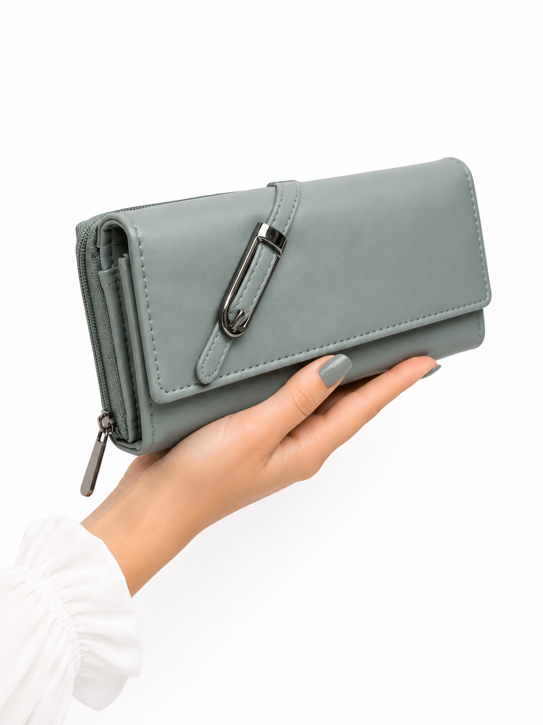 BATUTA Women’s Premium Long Wallet for Women | PU Leather Clutch Wallet | Multiple Card Slots | Cash & Coin Pocket | Stylish Ladies Purse