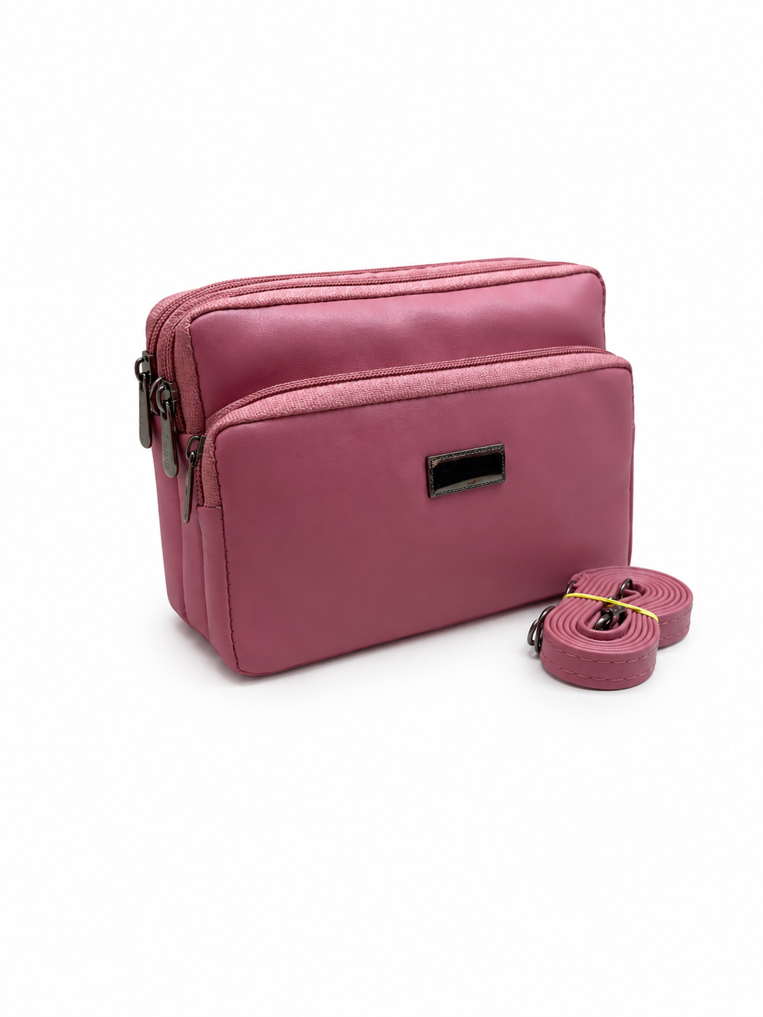 Women's Premium Crossbody Sling Bag | Triple Zip | Spacious Everyday Shoulder Bag