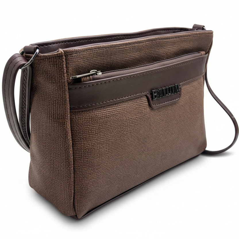 BATUTA HUB Women Crossbody Sling Bag | Premium PU Leather Small Side Bag for Girls & Ladies | Adjustable Strap | Multiple Zipper Pockets | Lightweight Daily Use Purse