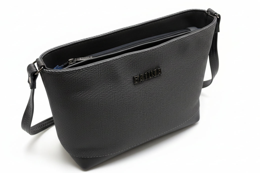 BATUTA HUB Women Crossbody Sling Bag | Premium PU Leather Small Side Bag for Girls & Ladies | Adjustable Strap | Multiple Zipper Pockets | Lightweight Daily Use Purse