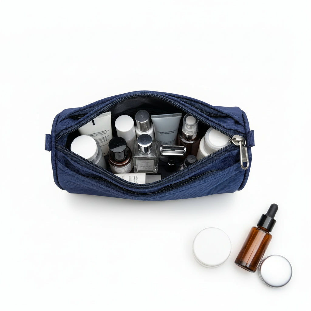 BATUTA Toiletry Bag for Men & Women, Travel Pouch for Toiletries Shaving Kit & Cosmetics, Water Resistance Pouch for Travel Accessories, Organizer Travel Pouch for Make Up,