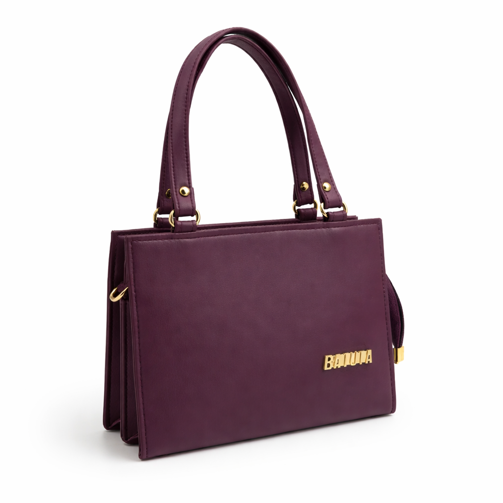 BATUTA HUB Luxury Leather Large Capacity Bag for Women – Stylish PU Leather Satchel Handbag with Multiple Pockets Perfect Travel Bag for Women and Girls