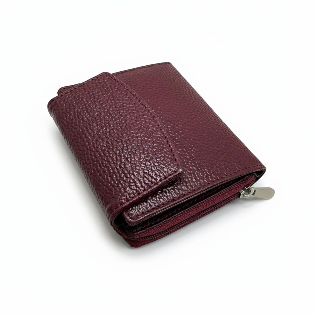 BATUTA Genuine Leather Ladies Wallet for Woman with 8 Card Slots - Clutch Purse for Girl, Wallet for  Ladies Stylish, Ladies Purse for Women Wallet,