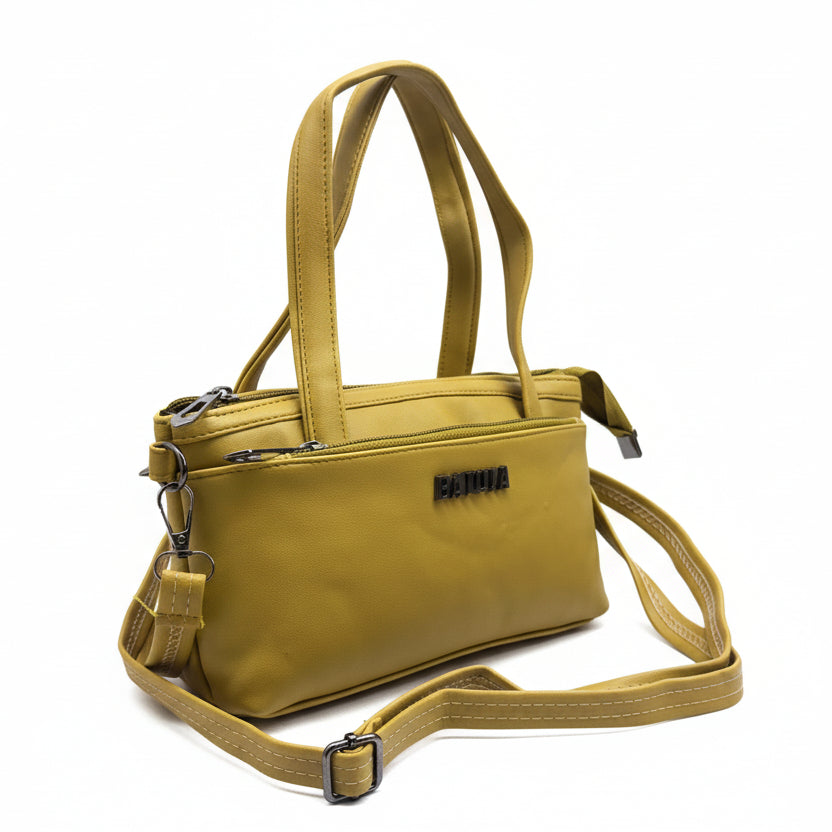 Women Mini Handbag with Sling Strap | Small Stylish Hand Carry Bag | Multi Compartment