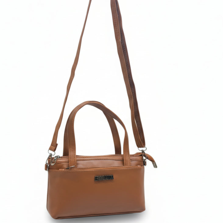 Women Mini Handbag with Sling Strap | Small Stylish Hand Carry Bag | Multi Compartment