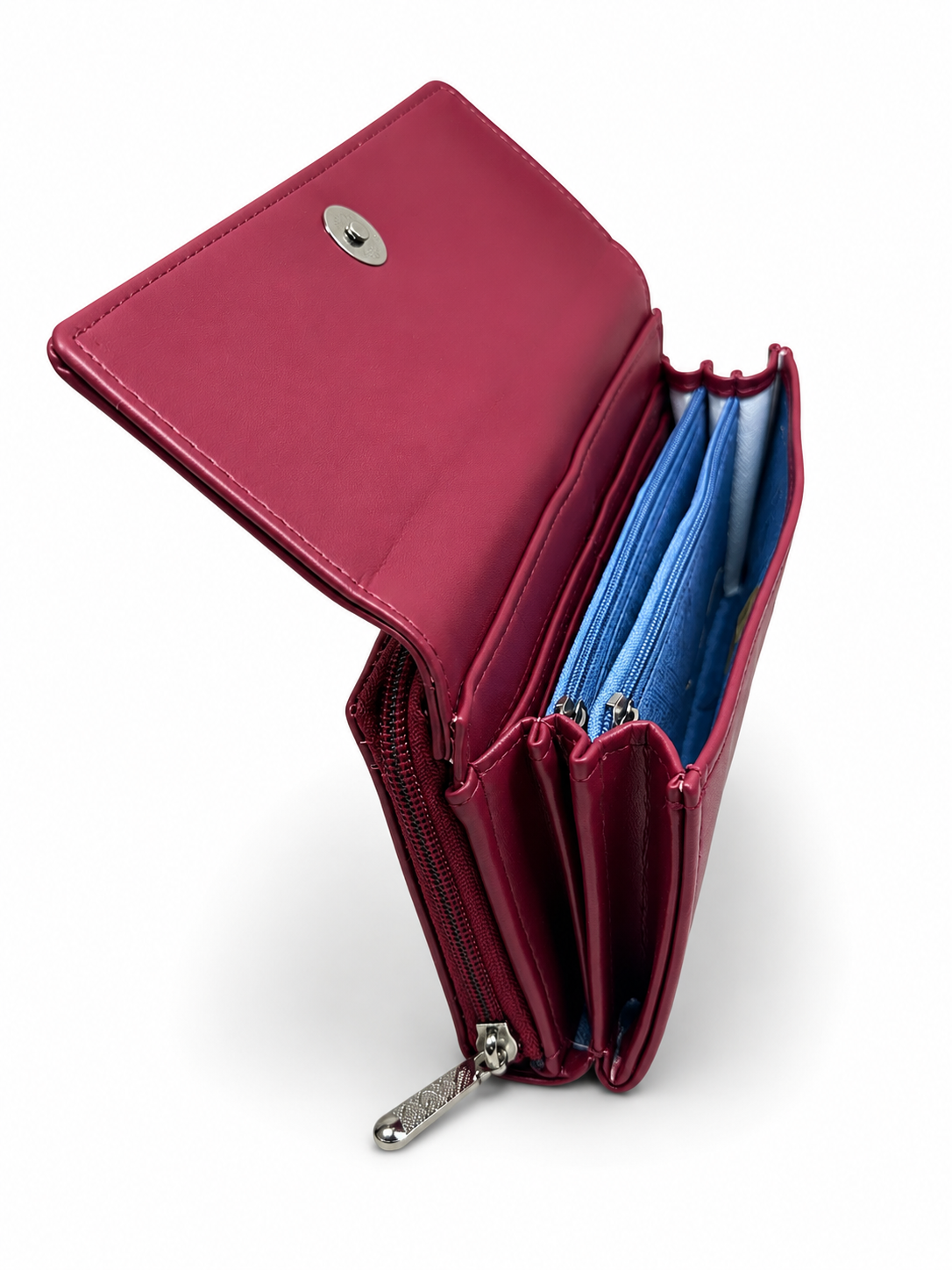BATUTA Women’s Premium Long Wallet for Women | PU Leather Clutch Wallet | Multiple Card Slots | Cash & Coin Pocket | Stylish Ladies Purse
