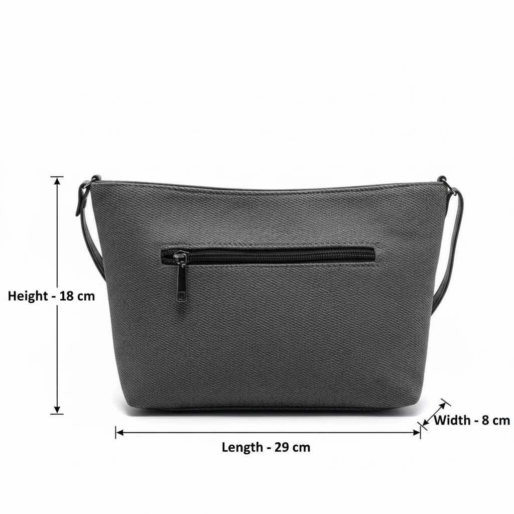 BATUTA HUB Women Crossbody Sling Bag | Premium PU Leather Small Side Bag for Girls & Ladies | Adjustable Strap | Multiple Zipper Pockets | Lightweight Daily Use Purse