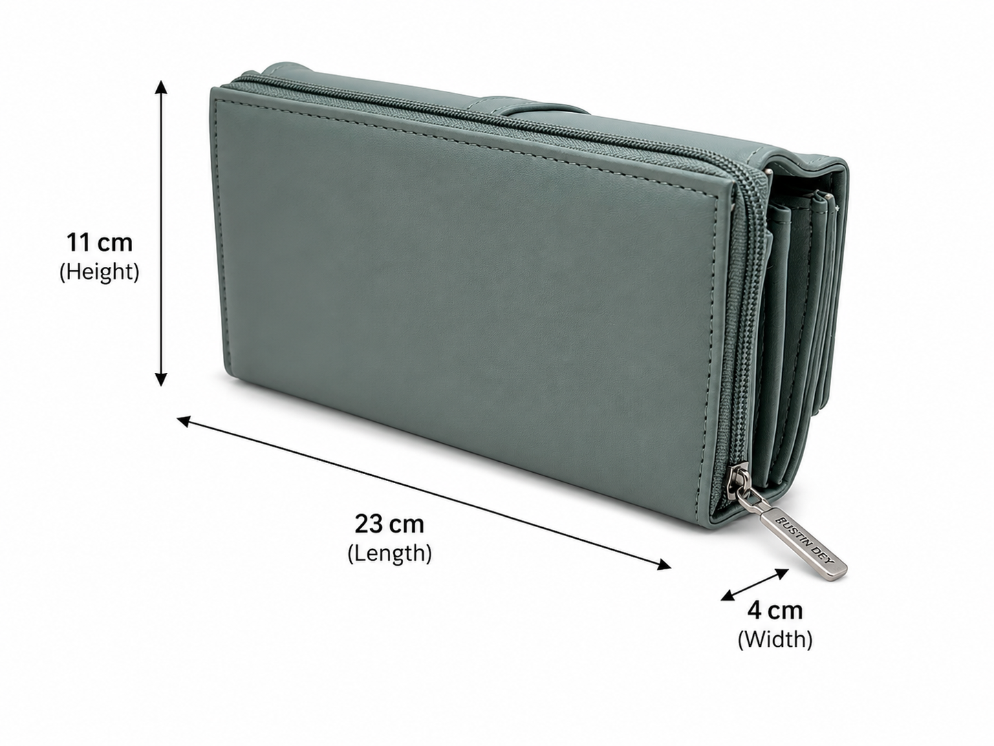 BATUTA Women’s Premium Long Wallet for Women | PU Leather Clutch Wallet | Multiple Card Slots | Cash & Coin Pocket | Stylish Ladies Purse