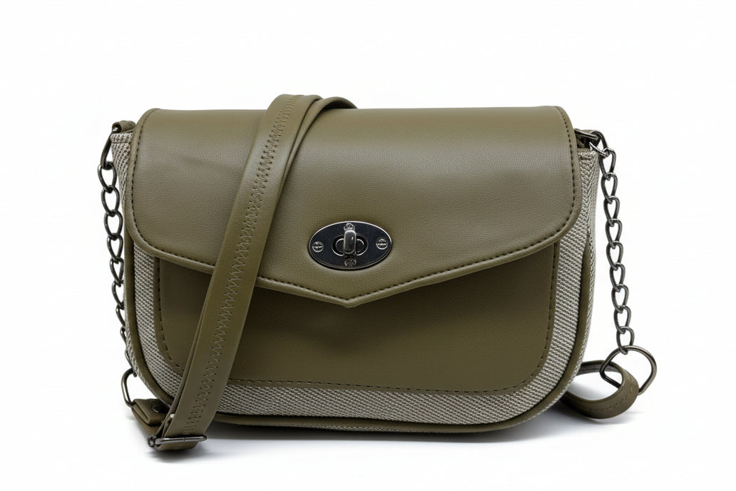 BATUTA HUB Women Crossbody Sling Bag | Premium PU Leather Side Bag for Girls & Ladies | Adjustable Strap | Multiple Zipper Pockets | Lightweight Daily Use Purse