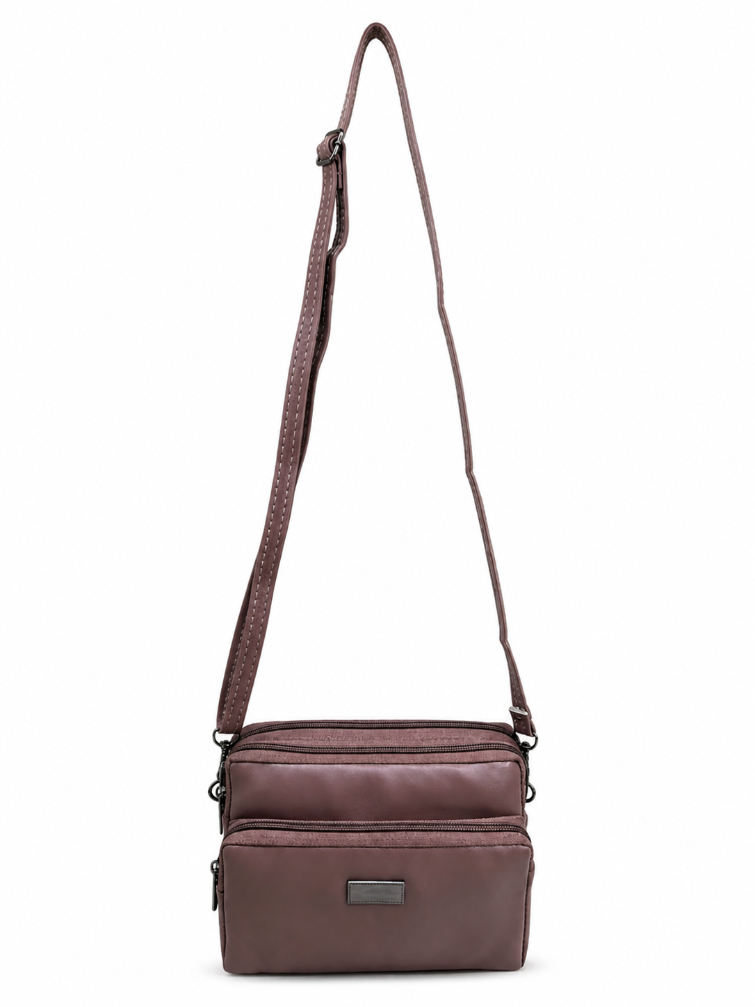 Women's Premium Crossbody Sling Bag | Triple Zip | Spacious Everyday Shoulder Bag