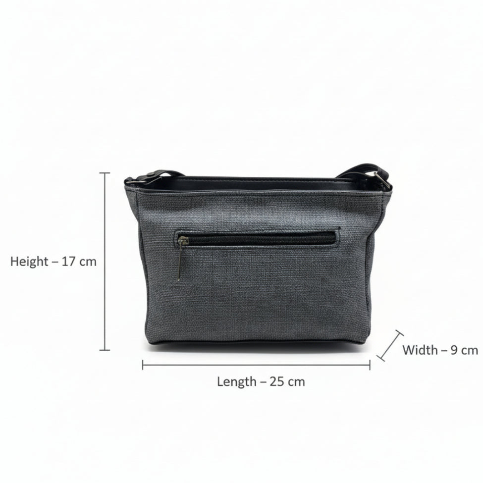 BATUTA HUB Women Crossbody Sling Bag | Premium PU Leather Small Side Bag for Girls & Ladies | Adjustable Strap | Multiple Zipper Pockets | Lightweight Daily Use Purse