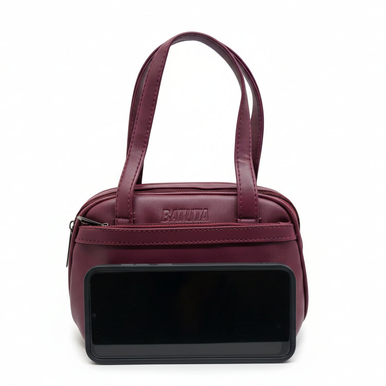 BATUTA Small Hand Bag for Women, PU Leather, Stylish and Lightweight, Top Hand Held Bag