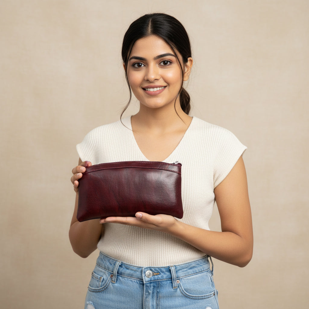 BATUTA Genuine Leather Wallet for Women This single-partition