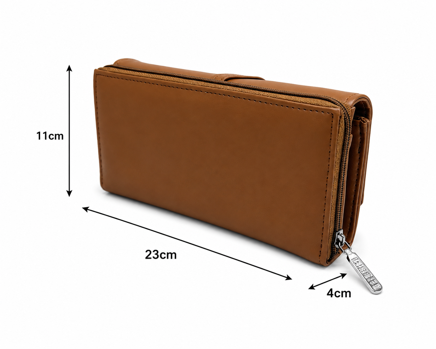 BATUTA Women’s Premium Long Wallet for Women | PU Leather Clutch Wallet | Multiple Card Slots | Cash & Coin Pocket | Stylish Ladies Purse