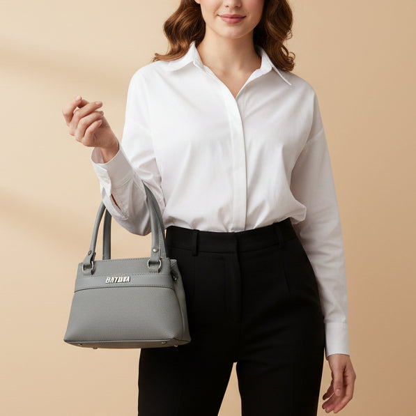 BATUTA HUB Small Hand Bag for Women, PU Leather, Stylish and Lightweight, Top Hand Held Bag