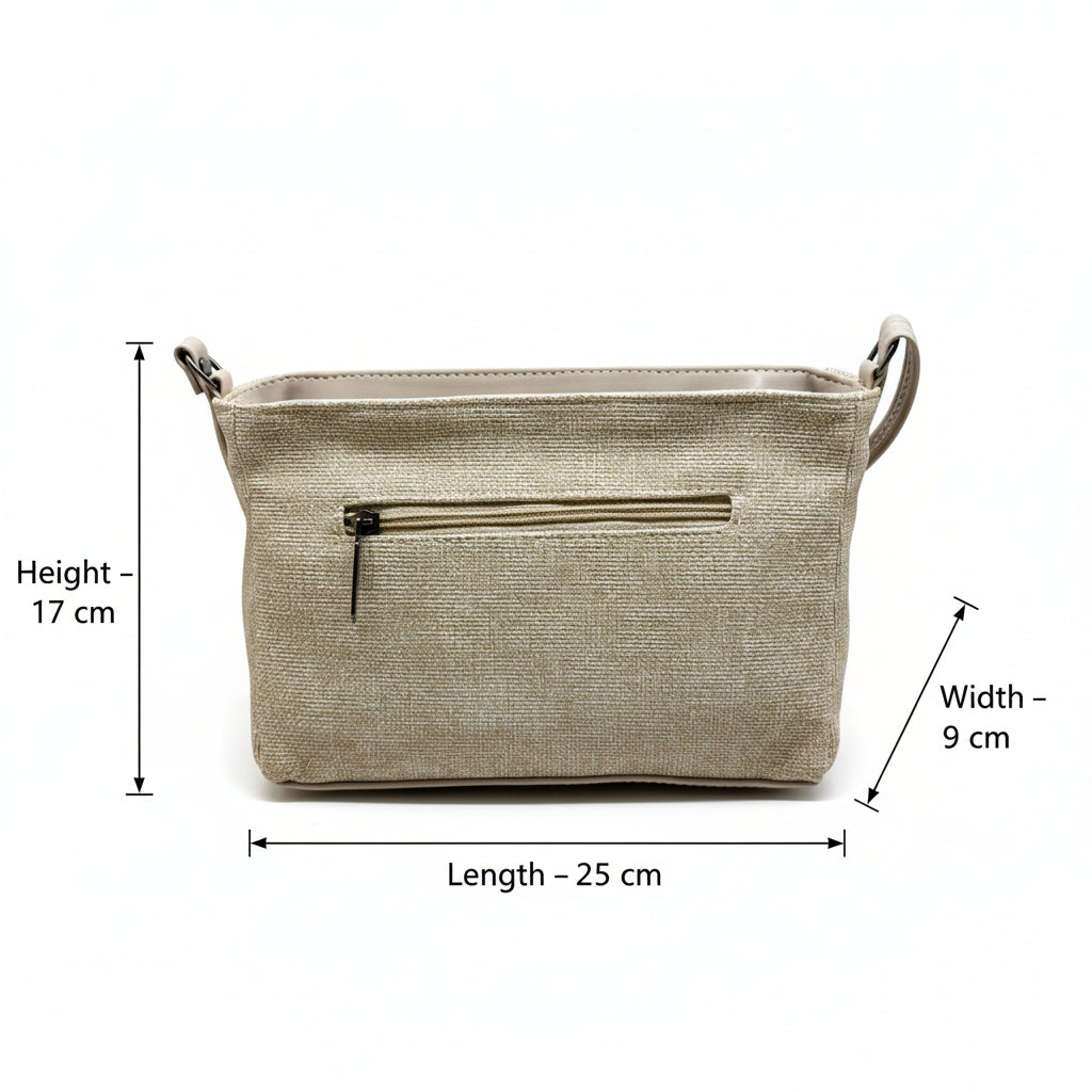 BATUTA HUB Women Crossbody Sling Bag | Premium PU Leather Small Side Bag for Girls & Ladies | Adjustable Strap | Multiple Zipper Pockets | Lightweight Daily Use Purse