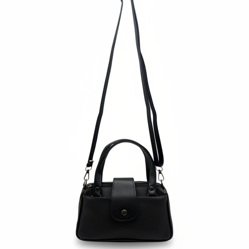 Women Mini Handbag with Sling Strap | Small Stylish Hand Carry Bag | Multi Compartment