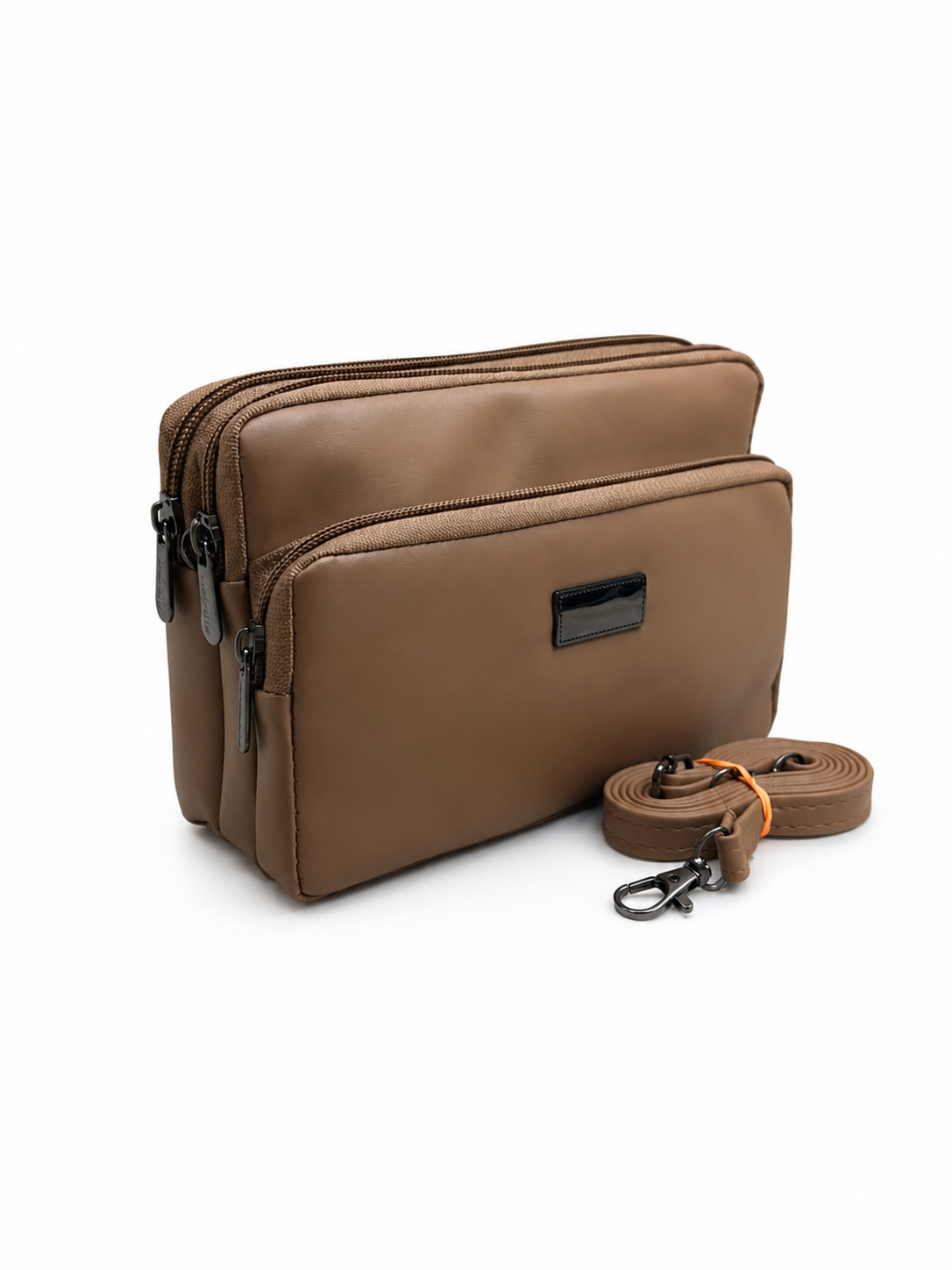 Women's Premium Crossbody Sling Bag | Triple Zip | Spacious Everyday Shoulder Bag