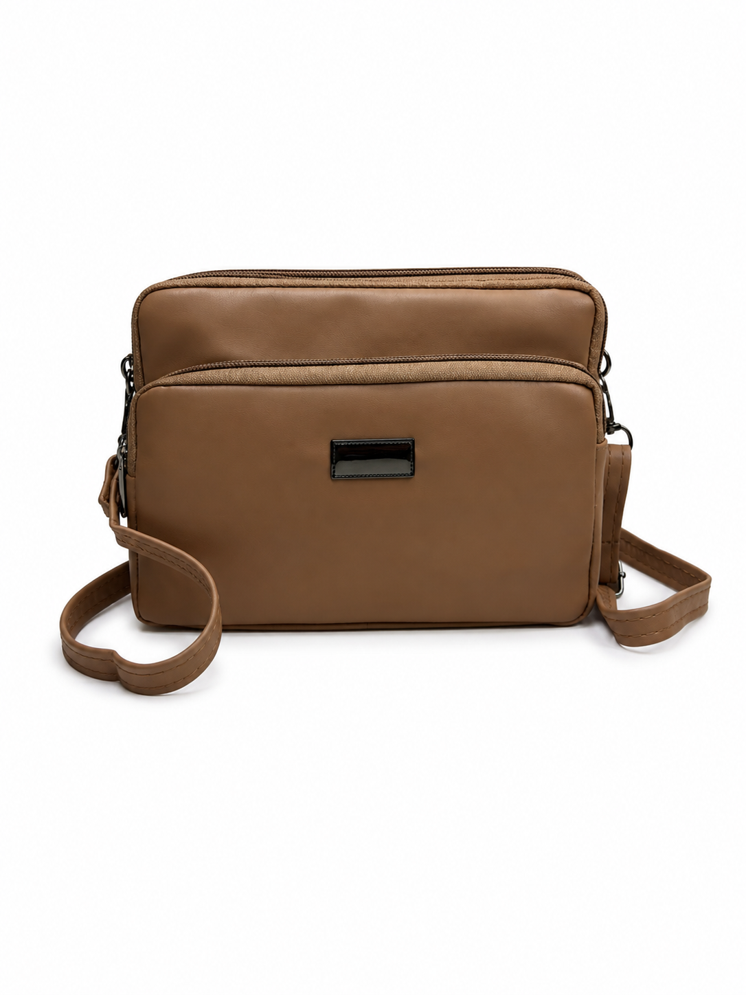 Women's Premium Crossbody Sling Bag | Triple Zip | Spacious Everyday Shoulder Bag