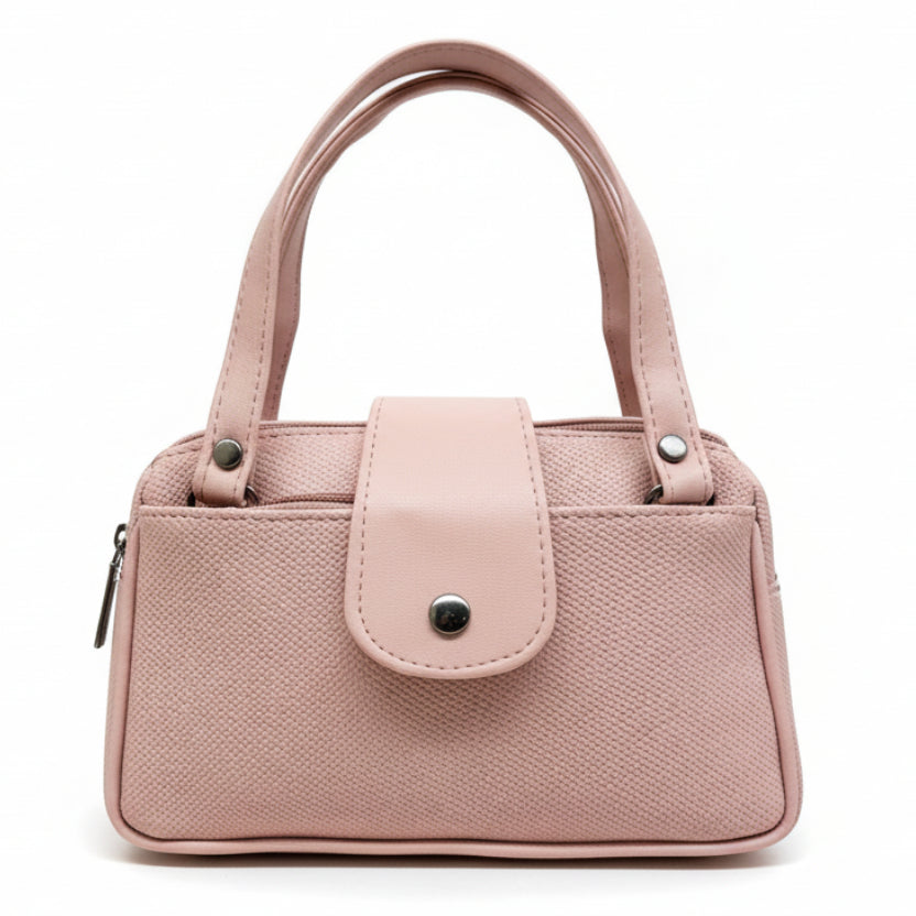 Women Mini Handbag with Sling Strap | Small Stylish Hand Carry Bag | Multi Compartment